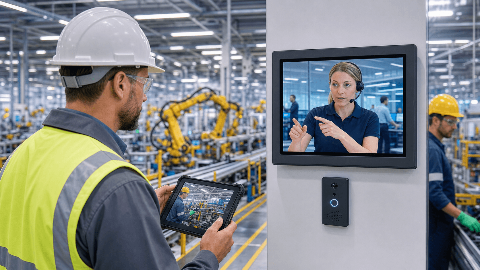 How B2B Live Operators Support Global Manufacturing Safety and Communication